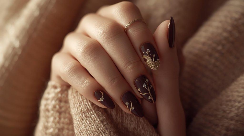 Matte Fall Nail Designs